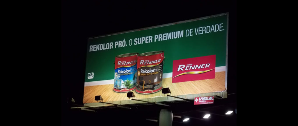 Plano de Mídia em Outdoor Iluminado